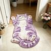 Non-Slip Cat-Shaped Area Rug 2D Cartoon Carpet Soft Home Decor Carpet  Living Rooms