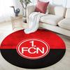 1. FC Nürnberg Round Area Rug,Carpet Rug for Living Room Bedroom Sofa Playroom Decor,Non-slip Floor Mat
