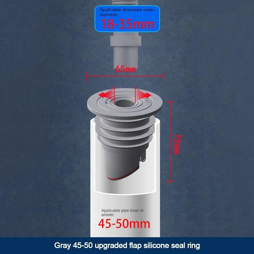 Bathroom Accessories Colander Seal Stopper Sewer Shower Drainer Pipe Sealing Ring Water Pipe Plug Floor Drain Drain Cover