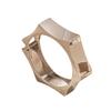 Hexagon Cuff Bangles Zinc Zinc Alloy Metal Exaggerated Bracelet Temperament Wide Open Bangle  Gift
