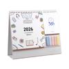 Coil Binding 2026 Desk Calendar Month Date Display Standing Flip Calendar  Home Decoration