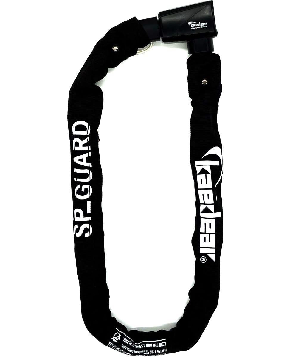 

Kaedear Bike Square 1000mm 8mm SP 2T Tensile Opposed Key Key Duplication Security Level Lock, Anti-Theft, Chain, Long, Diameter, Heavy-Duty Cylinder, чёрный