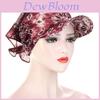 Outdoor Summer Tiedye Cotton Headscarf With Sun Protection And Windproof Features For Women