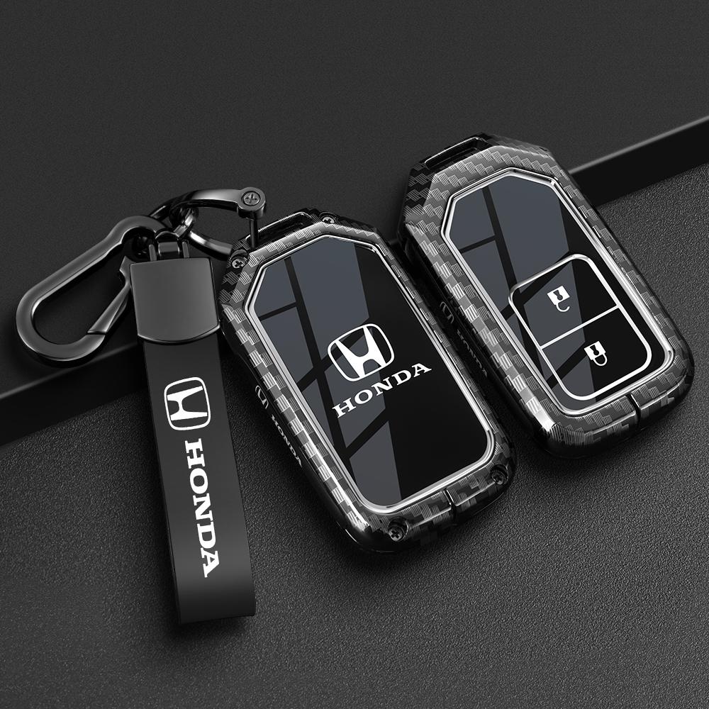Styling Black TPU Car Key Case Cover Black Protect Shell Bag For Honda Vezel City Civic Jazz BRV BR-V HRV Keyless Accessories