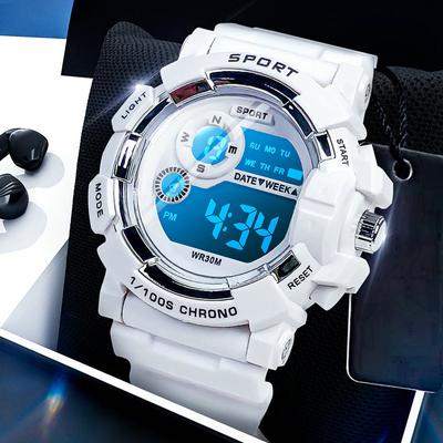 Orologi per bambini Orologi alla moda luminosi impermeabili con sveglia Ragazzi e ragazze Studenti Orologio elettronico intelligente Regalo