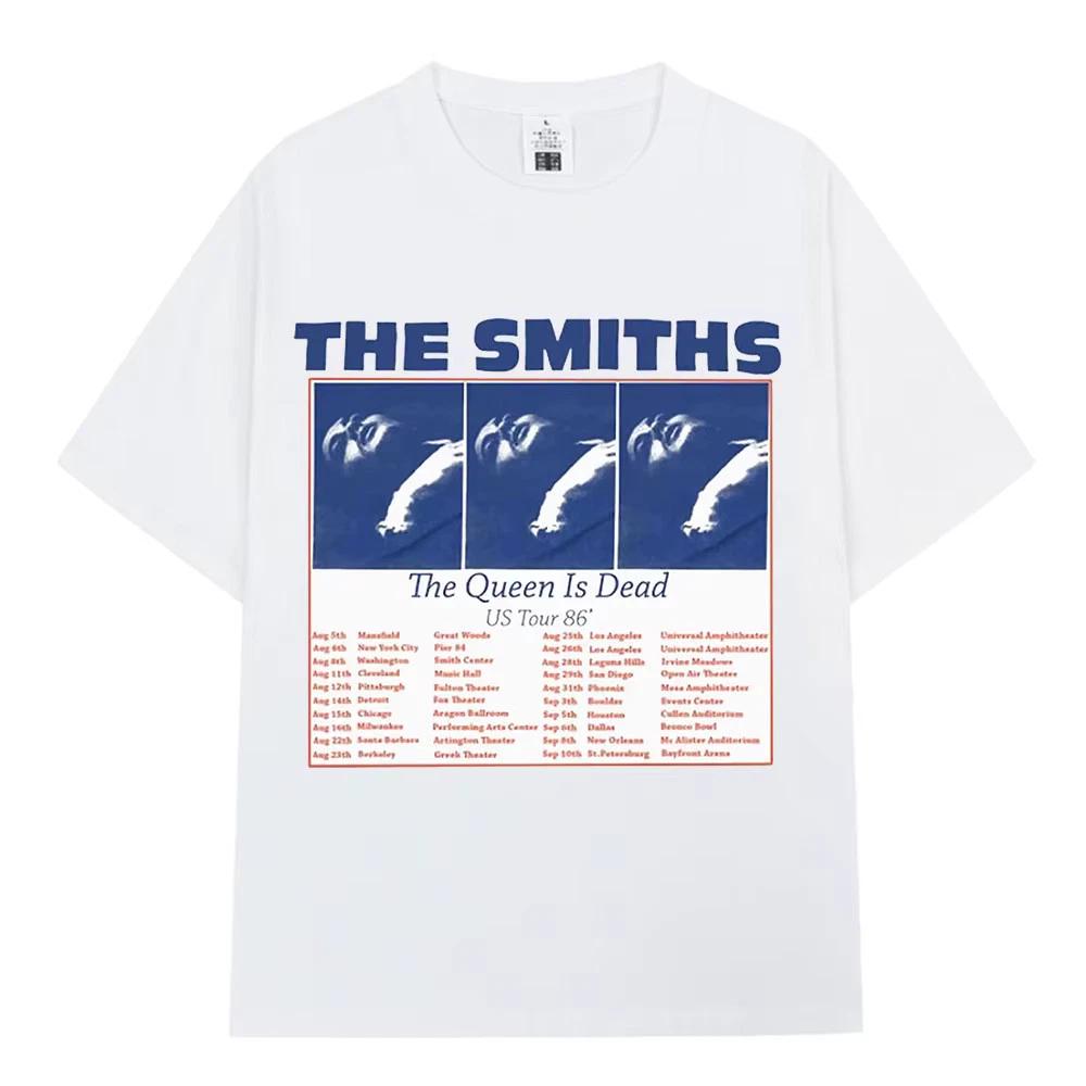 2026 Summer The Smiths Print TShirt Y2k Band Tee Unisex Unisex Unisex ShortSleeved Retro Street Y2k Casual Fashion Tops Clothing
