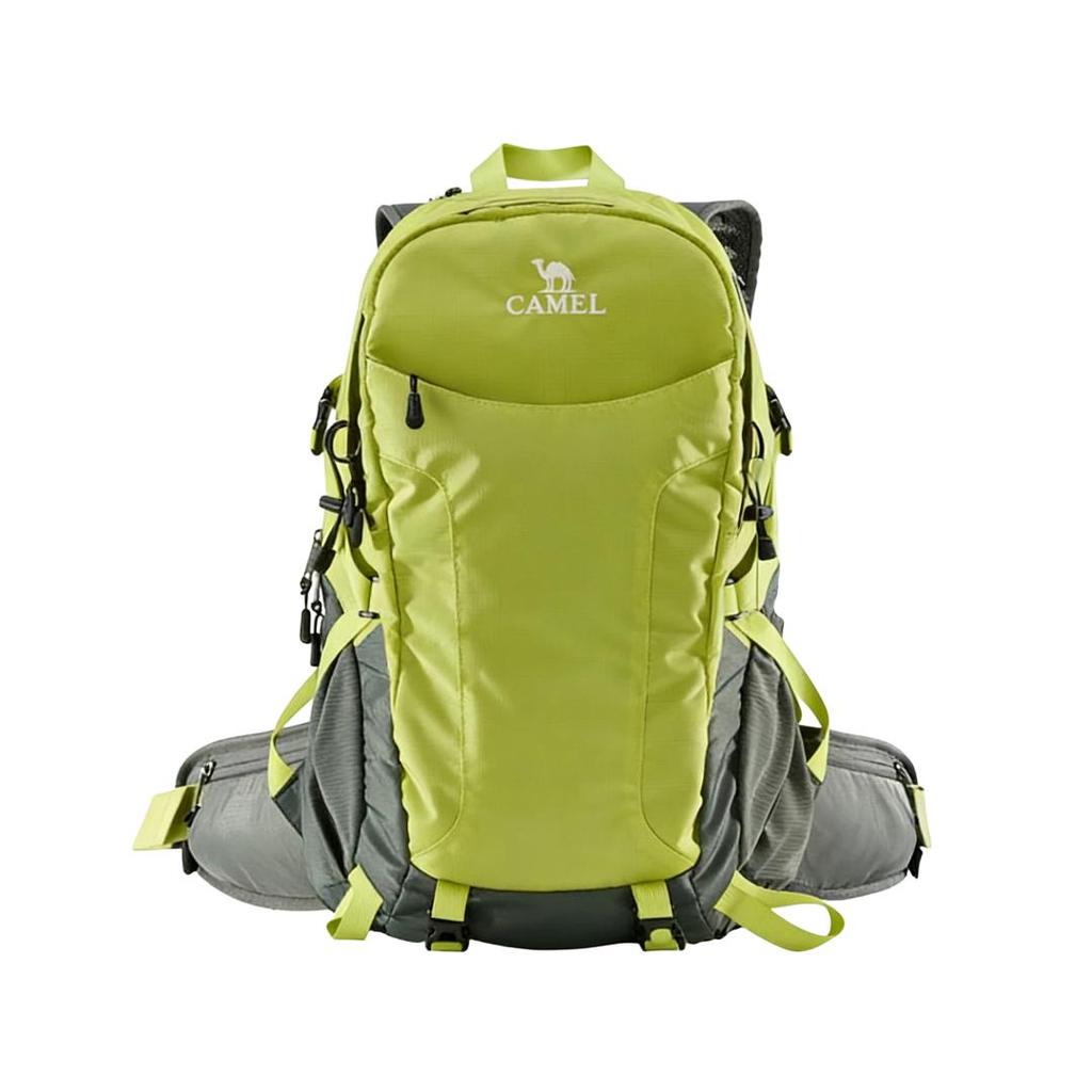 CAMEL Hiking Backpack, Trekking Waterproof Lightweight Backpack, 574D789643, Fruit Green Color, 33*20*53.5cm