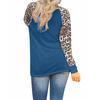 Womens Leopard Blouse Long Sleeve Fashion Ladies T-Shirt Oversize Tops