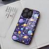 Planets Universe Phone Case For IPhone 17 Air 16 E Pro Max 15 14 13 Mini 12 Pro 11 Max Plus Black Glass Cover