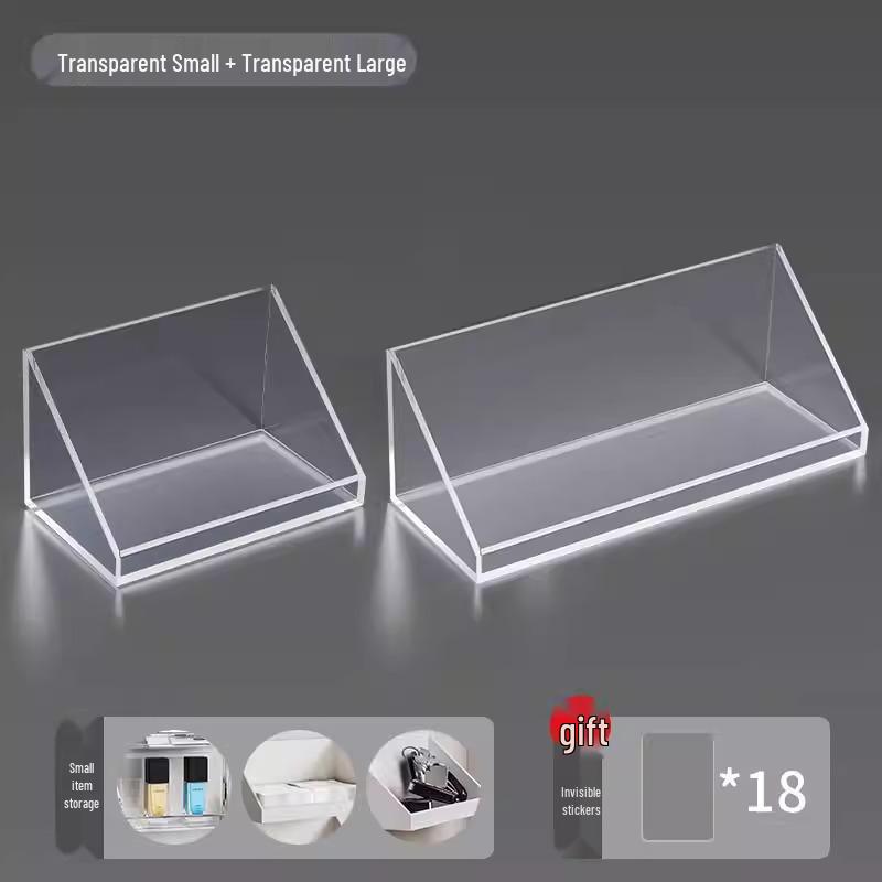 Wall-Mounted Bathroom Mirror Cabinet with Storage for Cosmetics and Lipsticks