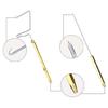 Fly Tying Tool Comfortable Grip Handle Bobbin Threader Fishing Knotter Fishing Lures Making Bodkin Knots Finishers