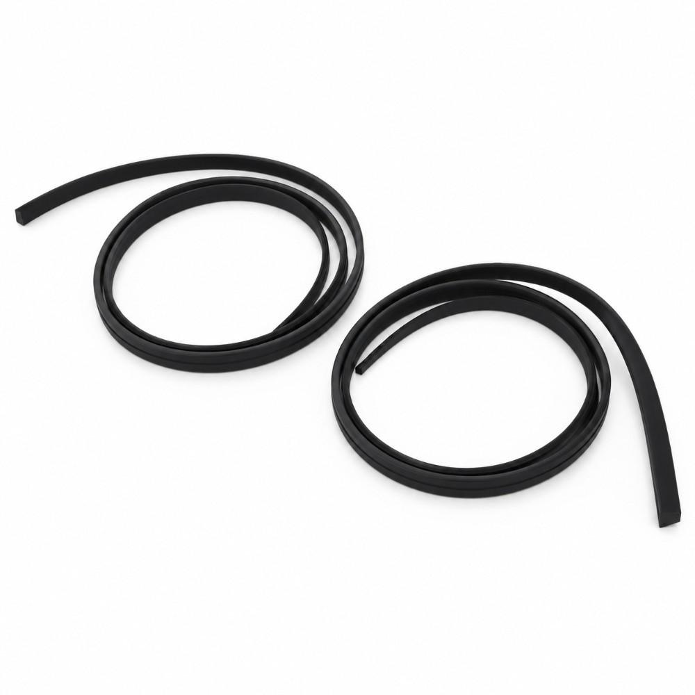 2pcs Noise Insulation B Pillar Sealing Strip Universal Fit EPDM Weatherstrip Seal Car Doors