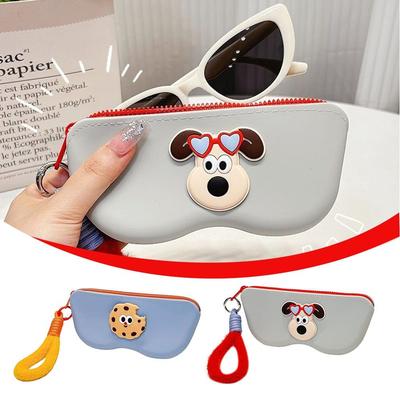 Tragbare Multifunktionale Brillentasche Staubdicht Silikon Kleine Gegenstände Taschen Wasserdichte Brillenbox