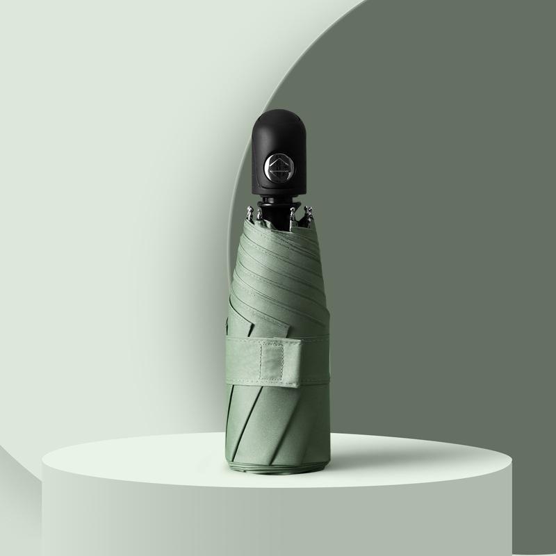 Lightweight Windproof Automatic Mini Umbrella Portable Compact for Travel for Sun Rain Business Gift UV Resistant Hanging