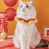 Cat Saliva Towel Bib Handwoven New Year's Pet Scarf Puppy Dog Decorative Collar Knitted Accessories Pet Products