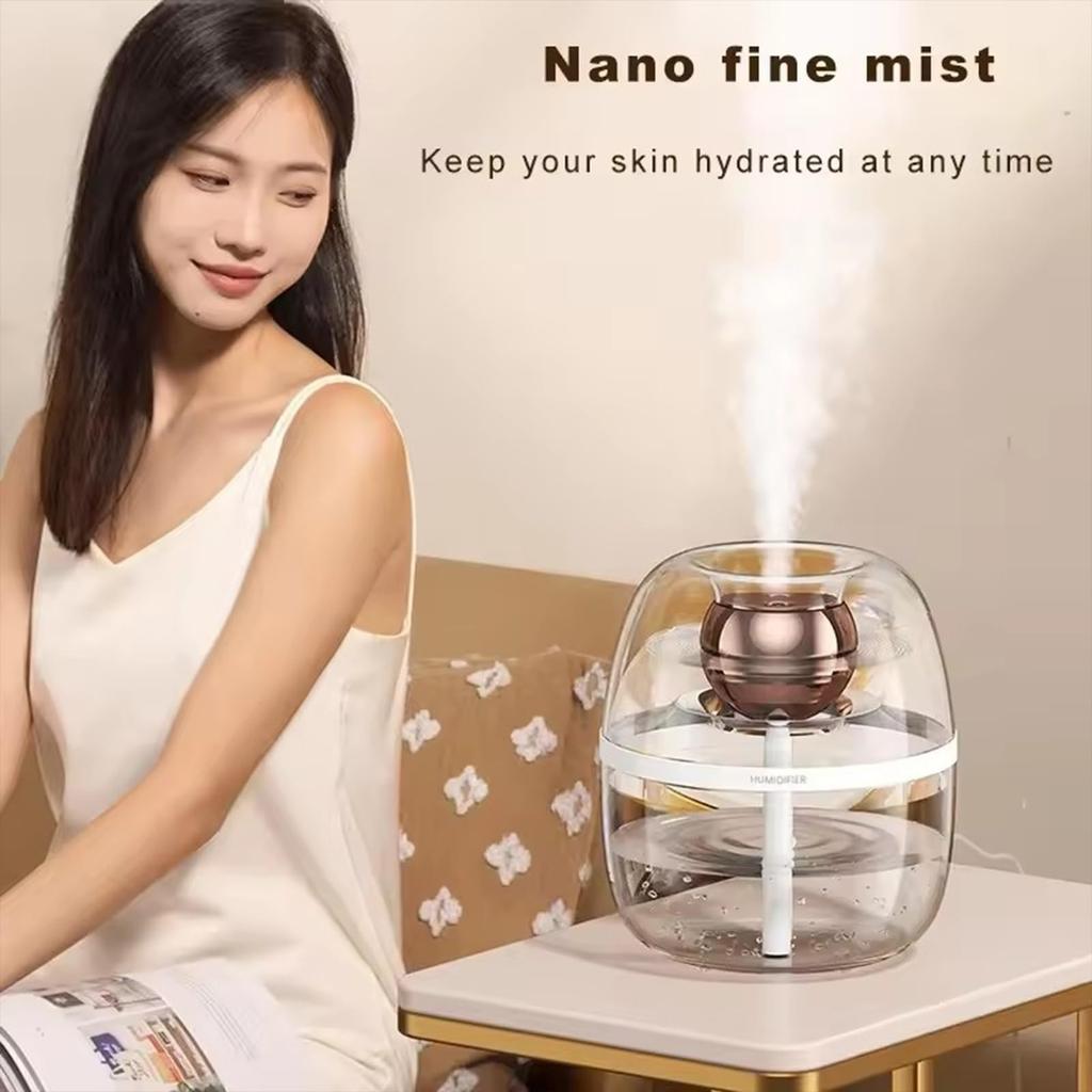 Humidifiers For Bedroom, Large Room Household Mute Nozzle Desktop Humidifier, Large Capacity Cool Mist Filters, Automatic Mode Humidity For Livi