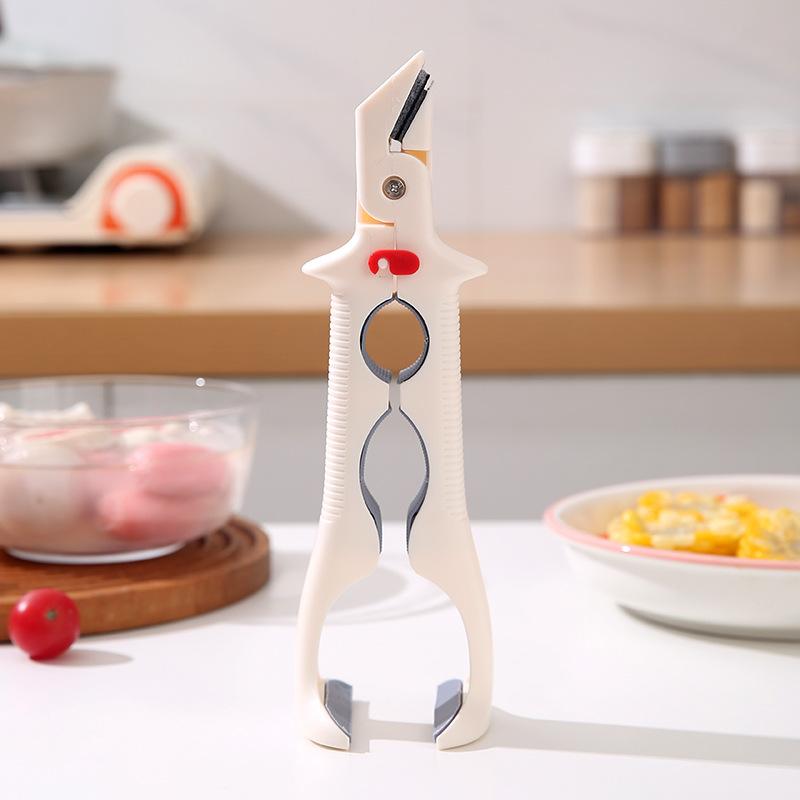 3-in-1 Multifunctional Bowl Clip Opener Anti-Scald Non-Slip Kitchen Plate Tongs for Steamer Daily Cooking Use