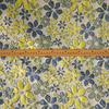 145cm Wide X 95cm Long Premium Double Layer Blue and Yellow Floral Jacquard Fabric
