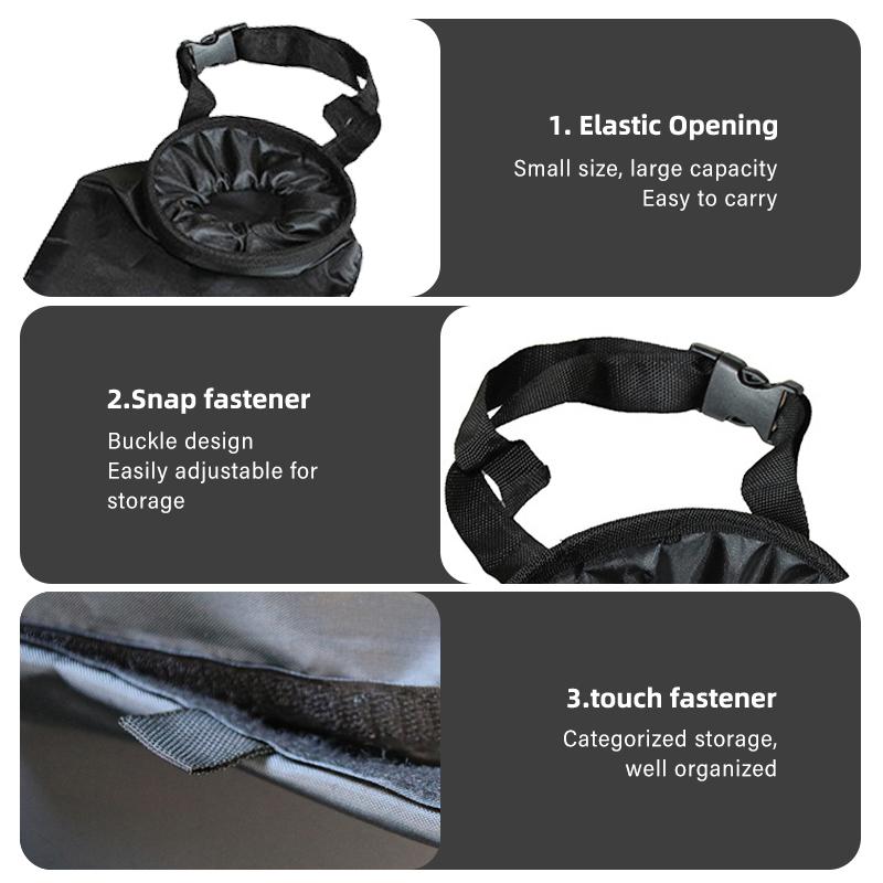 For Volkswagen VW Car Garbage Bag Seat Side Hanging Trash Can Dust Holder Case Golf Jetta Passat mk4 mk5 mk6 CC B5 B6 B7 Golf 4