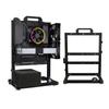 Gabinete de PC Aberto MOD Criativo ITX MATX ATX, Estrutura Rack DIY Desktop EATX Gabinete para Gamers Chassi para Refrigeração a Água Alumínio