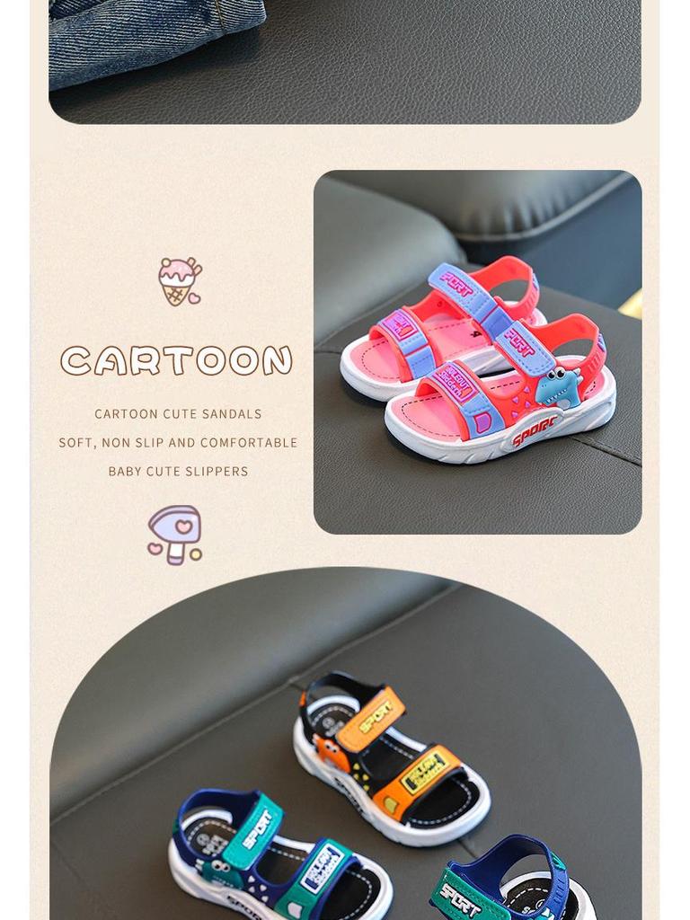 Kids' Summer 2024 Non-slip Slippers for Boys & Girls: Indoor, Bathroom, Beach Sandals.