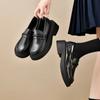 New Japanese Style College Student Shoes Cosplay Lolita Shoes for Women/Girl Fashion Black/Coffee Uniform Platform Shoes 2024