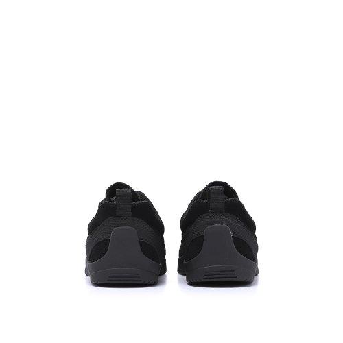 [OFJOY] Cowhide Leather Travel Sneakers Black 5010216851