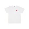 Comme des Garçons PLAY (WMNS) COMME Des GARCONS PLAY Basic T-Shirt Red Family Heart 'White' Women's AZ-T287-051-2
