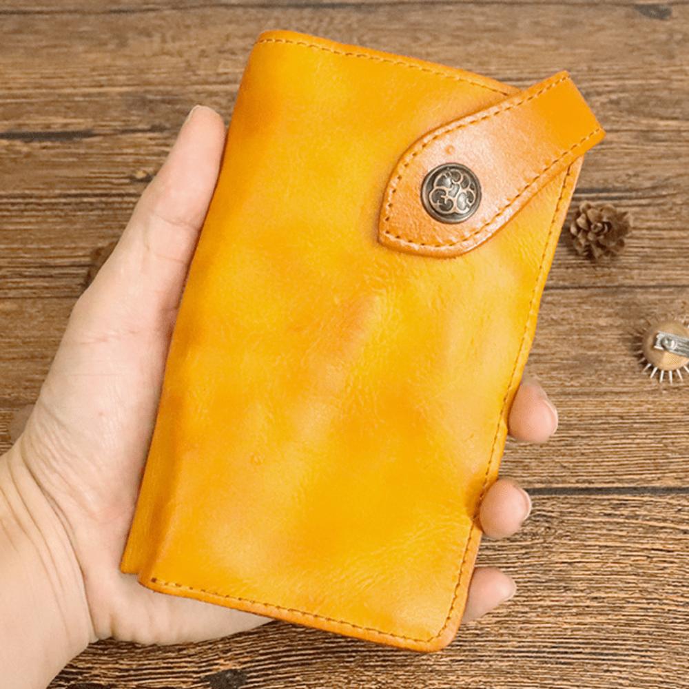 Portefeuille Mode Portefeuille Long Homme Sac à Cartes Portefeuille yellow multicolore