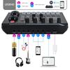 ALSO GO Podcast Equipment Bundle BM-800 Microphone Gold F998 Sound Card for Podcasting Singing Gaming Live Streaming YouTube TikTok
