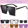 Gafas de sol cuadradas grandes de moda, de gran tamaño, en estilos clásicos y de diseñador, con protección UV400