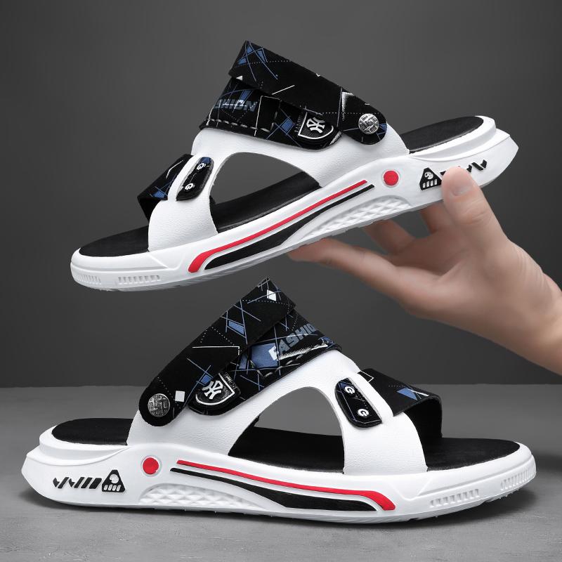 Fashion CYYTL Summer Mens Slippers Casual Shoes Beach Sandals Outdoor Slides Leather Walking Comfort Designer Fashion Lightweight Luxury