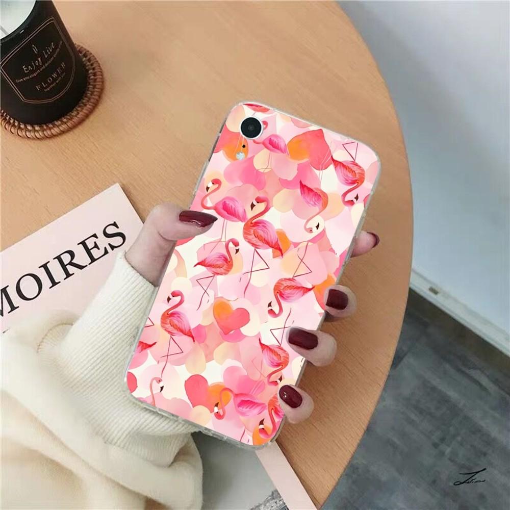 Fashion Flamingo Phone Case For IPhone 15 8 7 6 6S Plus X SE 2020 XR XS 14 11 12 13 Mini Pro Max Mobile Case
