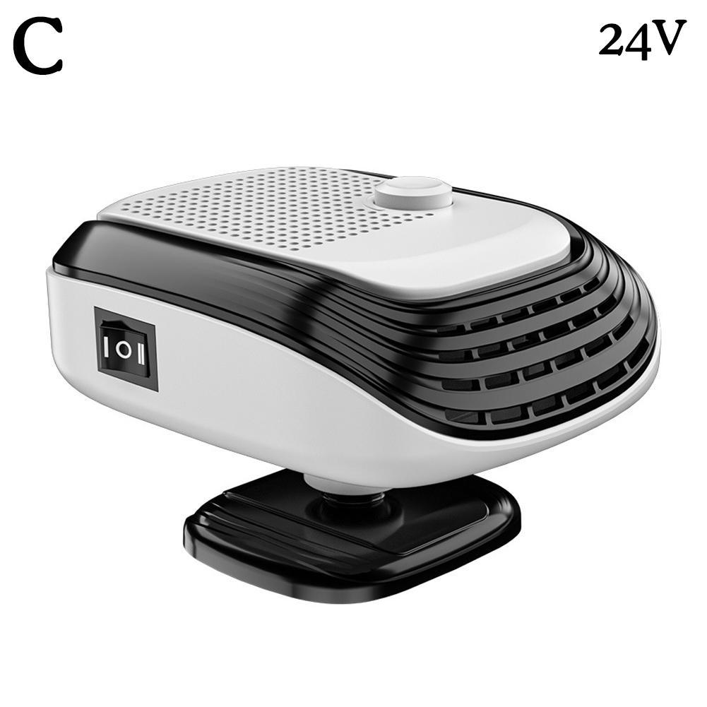 12V 24V Car Heater Winter Fast Heating Electric Heated Fan Windshield Defogging Heating Cooling For Truck RV SUV Travel Camper