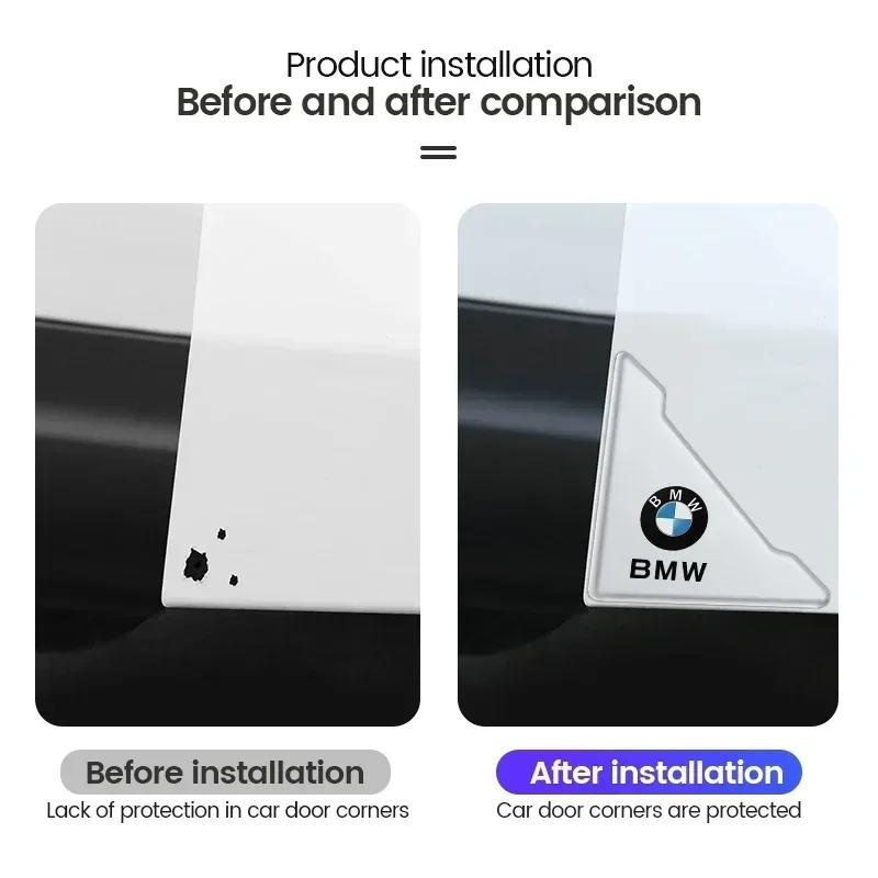 2025 E46 For BMW 2Pcs For BMW X1 X2 X3 X5 X4 X6 X7 G30 G20 G32 G11 G12 Silicone Car Door Corner Cover Anti-Collision Scratch Pro