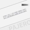 Metallo Automatico Per Mitsubishi PAJERO Emblema Styling Auto 3D Badge Scritta Decalcomanie Adesivo Baule Accessori Nero Lucido YE3