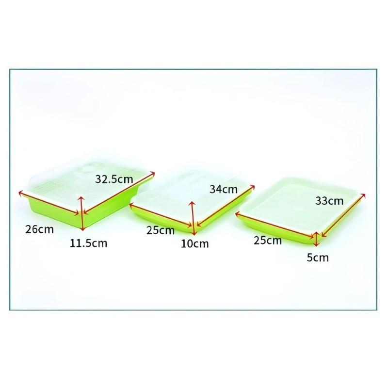 1 Stück, Hausgarten Balkon Tragbare Haustiergras Erdlose Hydroponische Bohnenkeimschale Erdlose Kultivierungsschale Haus Keimling