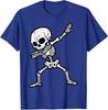 Halloween Lustiges Skelett Dabbing Kostüm Unisex T-Shirt