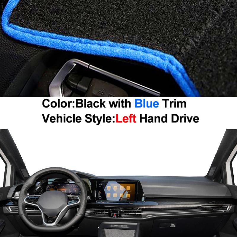 Auto Innen Armaturenbrett Abdeckung Für Volkswagen VW Golf 8 MK8 2025 2025 2025 LHD RHD Armaturenbrettmatte Teppich Cape Sonnenschutz Matte Teppich Anti-UV