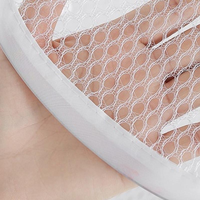 Faltbarer Netz-Wäschekorb Spielzeug-Organizer-Tasche Zusammenklappbare Wäschekörbe für Wohnheim, Badezimmer & Reise