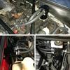 Oil Separator Reservoir Tanks Oil Catch Aluminum Can Kit Baffled with Air Filter Universally for Most Car