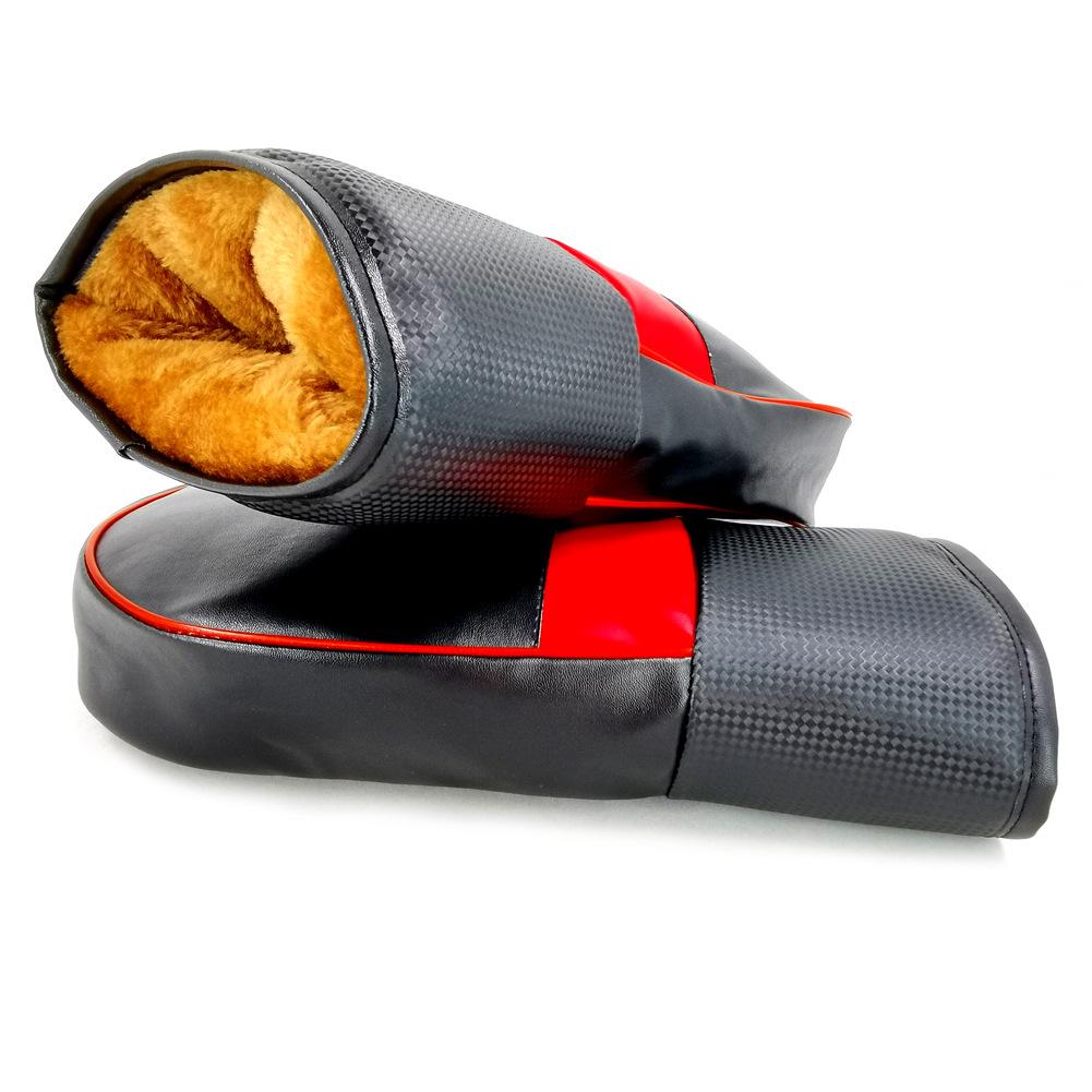 

Чехол на руль мотоцикла Зимний аккумулятор Перчатки для ветрового стекла велосипеда Ветрозащитная теплая ручка Утолщенная светоотражающая полоса