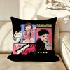 Anime DDandadan Cushion Cover Pillow Case Antidustmite Pillowcase Silky Short Plush Sofa Cushion Cover hot