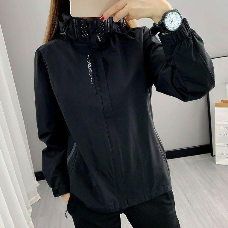 Jachetă de alpinism rezistentă la vânt de toamnă, în aer liber, pentru cupluri, haină ușoară de alpinism pentru femei