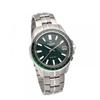 CASIO 100 meters waterproof solar Quartz titanium strap men's watch green dial OCW-S400-3AJF
