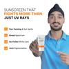 DERMATOUCH Multivitamin SPF 50 PA+++ Sunscreen Gel | UVA-UVB Protection | Zero White Cast | Unisex | 30g