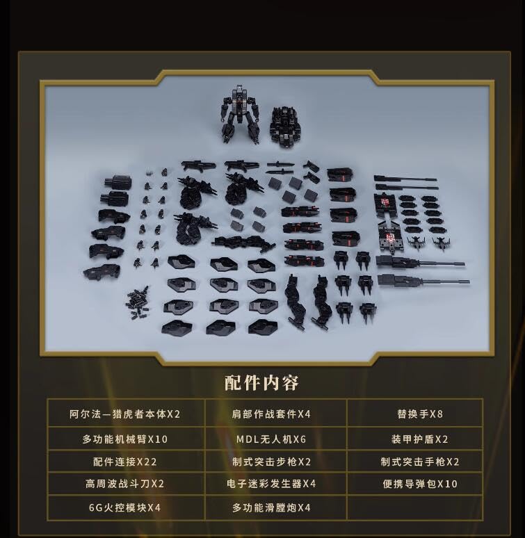 Daihicho Manufacturing BIGFIREBIRDBUILD BLACK CAT SMOKEY TIGER V Painted Alloy Movable Figure Body X2 "Smoke Tiger" "Flower" BV-02 "Deluxe Edition"