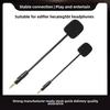 Replacement Aux 3.5mm TRS Mic Microphone Booms Suitable for Edifier Hecate G5BT Gaming Headphones Plug and Play