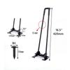 Adjustable Contemporary Metal Folding Hairpin Table Legs Iron Supports for Small Cabinet Coffee Table Floor Desk Furniture Pads