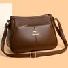 Spring and summer new simple and versatile texture single shoulder oblique span middle-aged mother bag women's popular fashion commuter bag